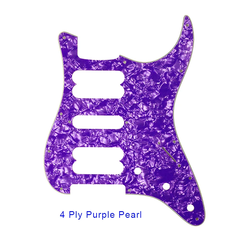 Pleroo части гитары Pickguard 11 резьбовыми отверстиями для 72'Стандартный stratocaster St HSH