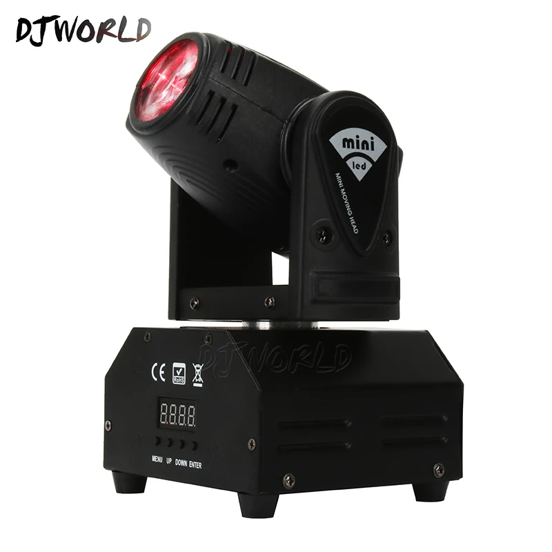DJWorld светодиодный 10 Вт движущаяся голова точечный Luces Дискотека Сценический светильник ing Effect для ночной Светильник DJ KTV диско луч светильник s очень профессиональный