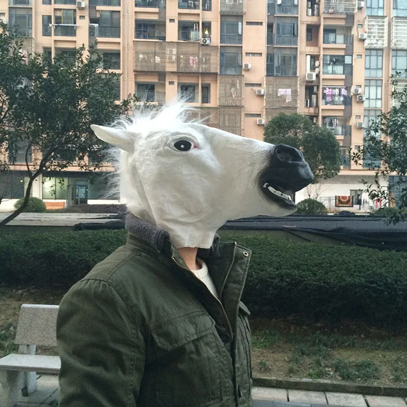 2019 Хэллоуин искусственная голова латексная маска | Тематическая одежда и