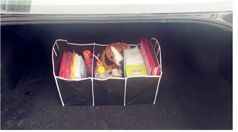 Vehicle multi-function trunk storage box car folding non-woven vehicle contents | Автомобили и мотоциклы