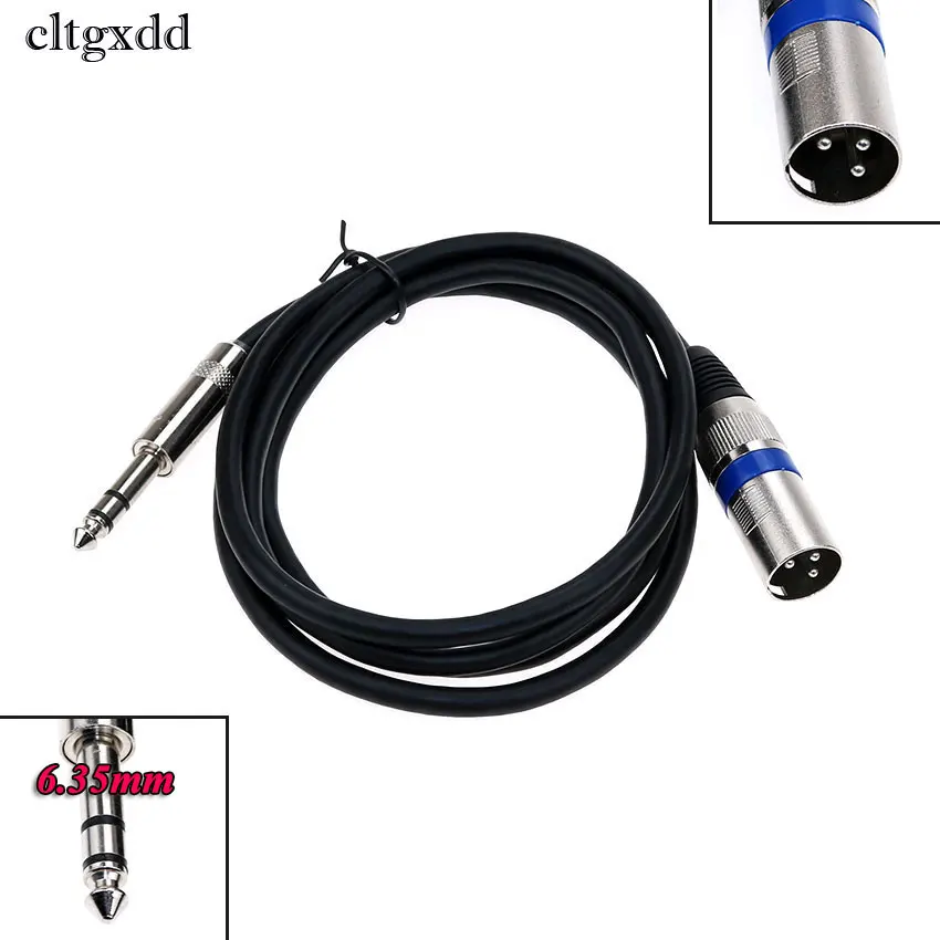 

Адаптер cltgxdd 6,35 мм штекер-штекер XLR штекер Canon для микрофонного кабеля XLR 3-контактный штекер микрофонный кабель Шнур