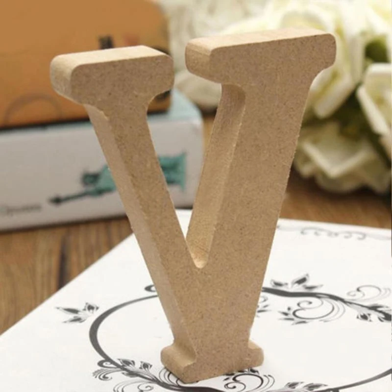 1 шт. DIY A Z и деревянные буквы подвесной домашний декоративный столик Алфавит