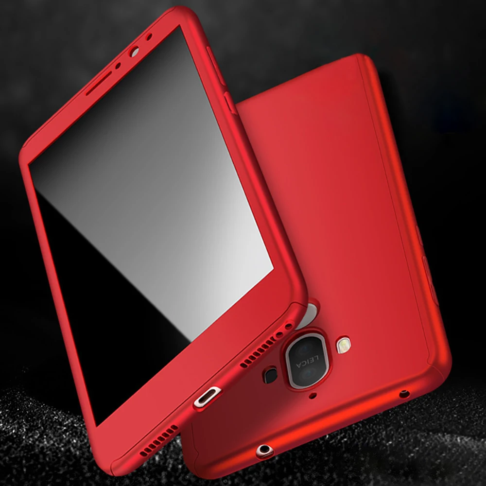 360 Degree Luxury Phone Cases For Huawei P20 lite Full Body Clear Case Mate 20 10 9 Honor With Tempered Glass TPU Cover |