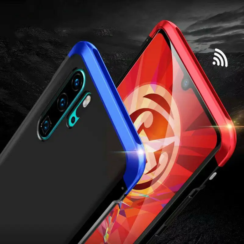 Для Huawei P30 Pro чехол Роскошный Матовый Жесткий ПК Гибридный Алюминиевый
