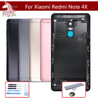 10pcslot original for xiaomi redmi note 4x note4x battery back cover rear door housing side key replacement repair spare parts