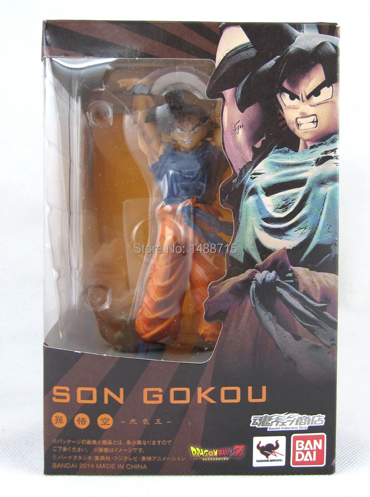 Новое поступление Dragon Ball Son Goku Spirit Bomb Ver. Боевое имя 15 см ПВХ фигурка оригинальная