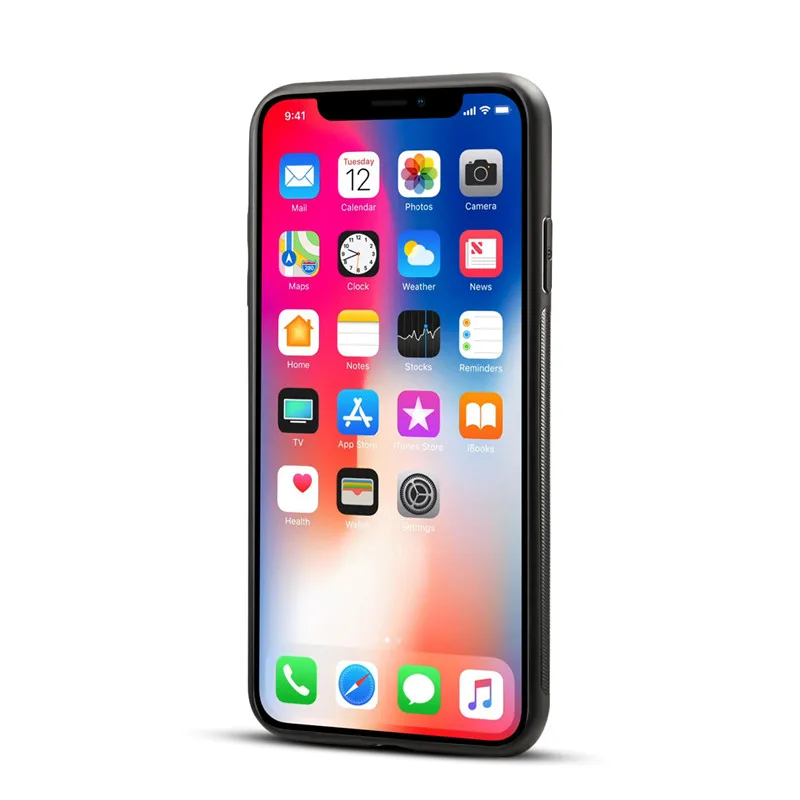 Чехол-книжка из искусственной кожи для iPhone XR противоударный чехол с отделением