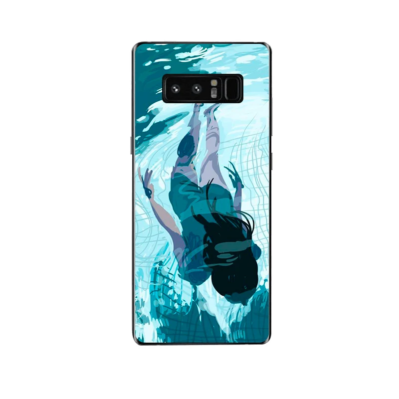 Cute Cartoon Plastic Phone Cases For Samsung Galaxy Note 8 Back Cover Coque Funda iPhone 6 Case iphone 6S 7 Plus Capa |