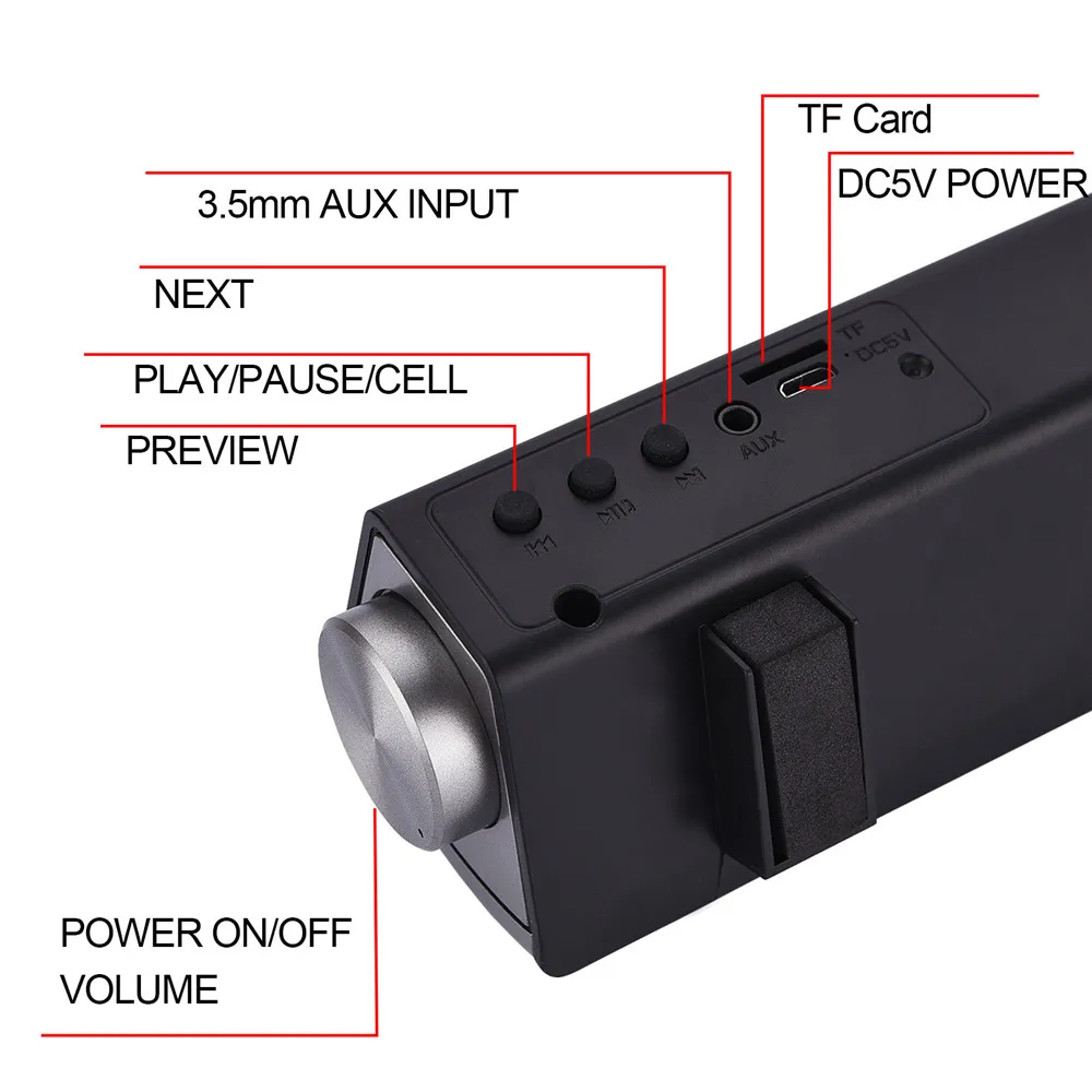 XGODY Саундбар ТВ домашний кинотеатр IP 08 Bluetooth динамик стерео громкий с басами