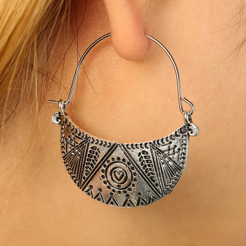 

Cute Big Orange Pattern Dangle Earring Fruit Jewelry Women Girls Acrylic Round Drop Earrings orecchini pendenti