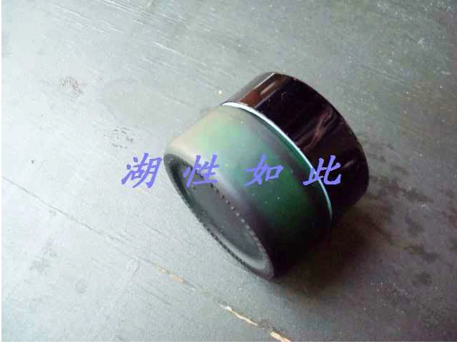 Оптовая продажа 50 шт./лот г зеленая матовая банка для крема с черной крышкой