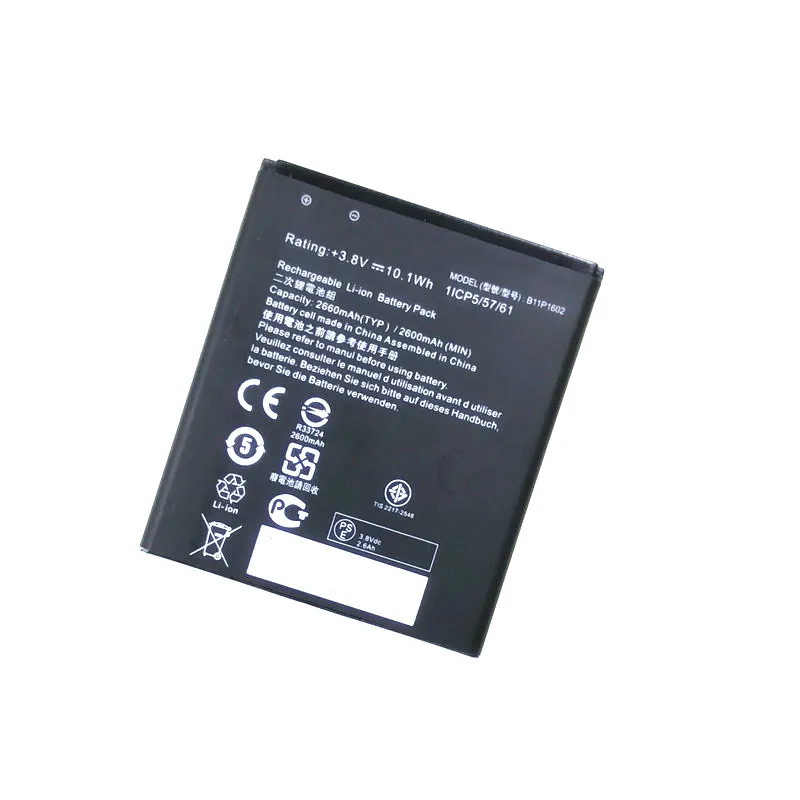 Аккумулятор Westrock B11P1602 2600 мАч для сотового телефона ASUS Zenfone Go 5 дюймов ZB500KL X00AD X00ADA