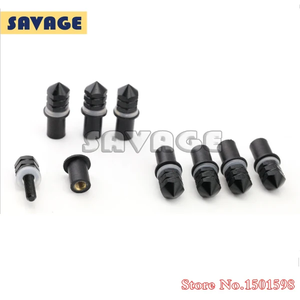 Новый дизайн Лобового Винты Мотоциклов Универсальный Ветрового Болты Комплект