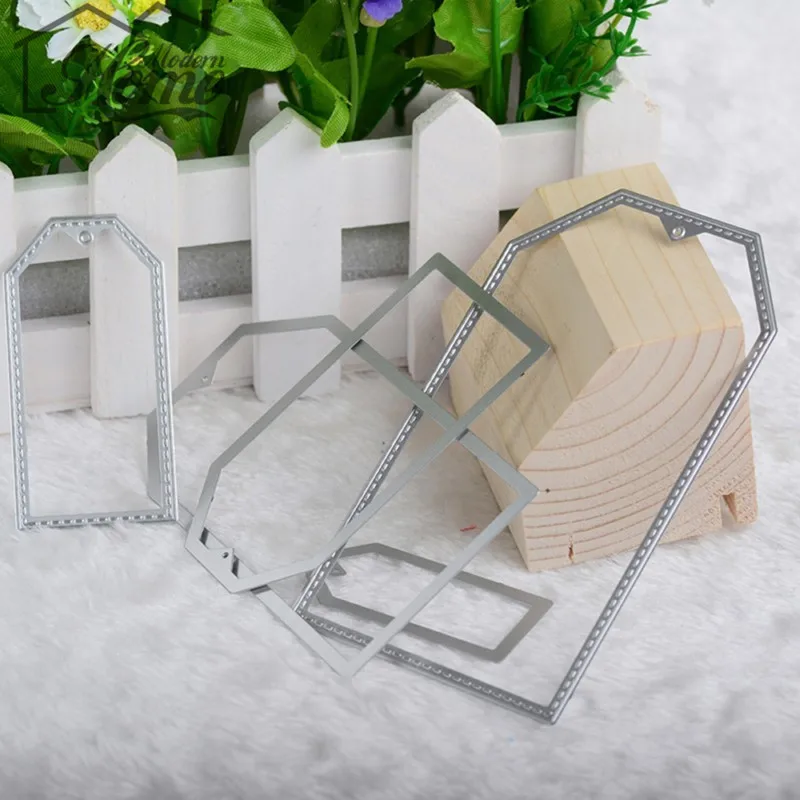 5 шт. квадратные рамы металлические режущие трафареты для декора рукоделия