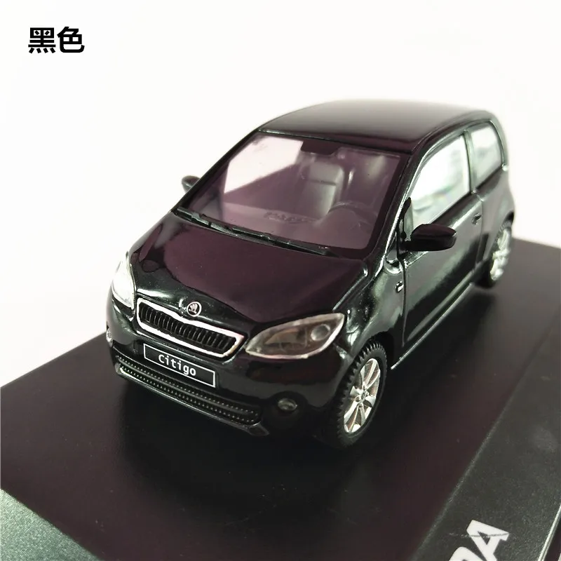 Abrex 1/43 масштабная модель автомобиля игрушки Skoda Citigo литая металлическая модель автомобиля игрушка для подарка, детей, коллекции, украшения