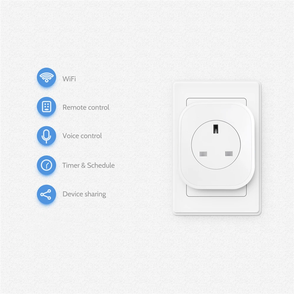 120 шт. умная розетка с Wi Fi штепсельная вилка европейского стандарта