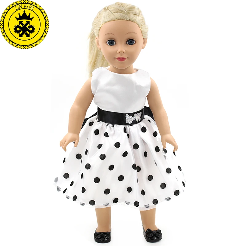 18 дюймовые куклы для девочек дюймовая Одежда кукол комплект одежды подарок