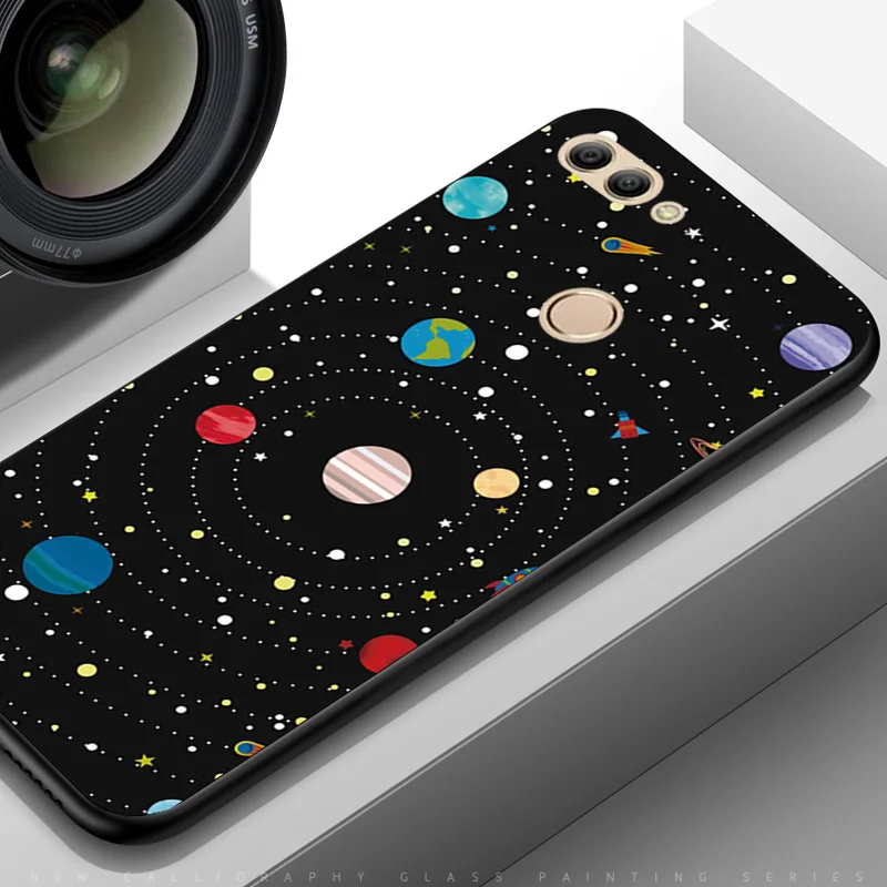 TPUBLK507 Чехол YOUVEI для huawei Y9 Y 9 Чехол черный мягкий ТПУ задняя крышка для huawei Y9 чехол 5,93 дюймов чехол для телефона - Цвет: TPUBLK507