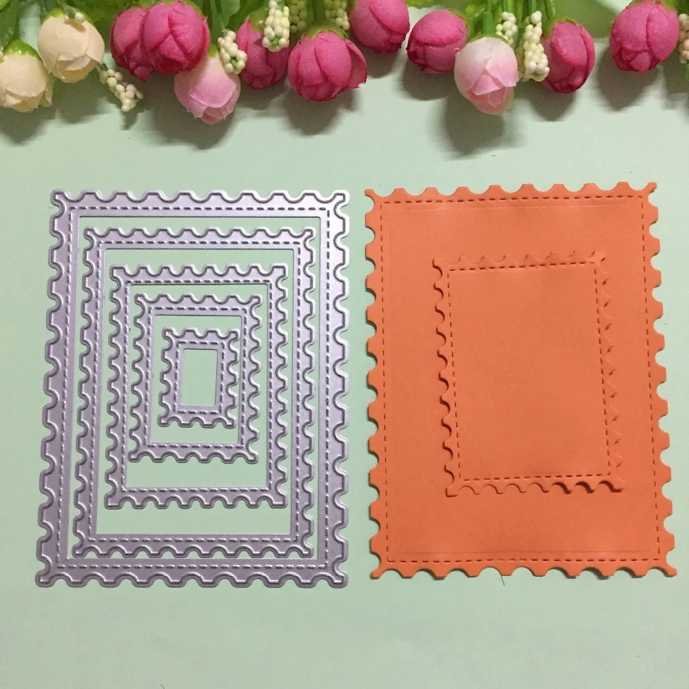 Прямоугольник 5 шт почтовый альбом для штампов DIY карта бумажная производитель