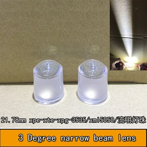 3 градуса 10 шт.лот CREE XPE XPE2 XPG XPG2 XTE EpiledSemiled 3535 светодиодный объектив 3030 эмиттер и 1 Вт3 Вт светодиод