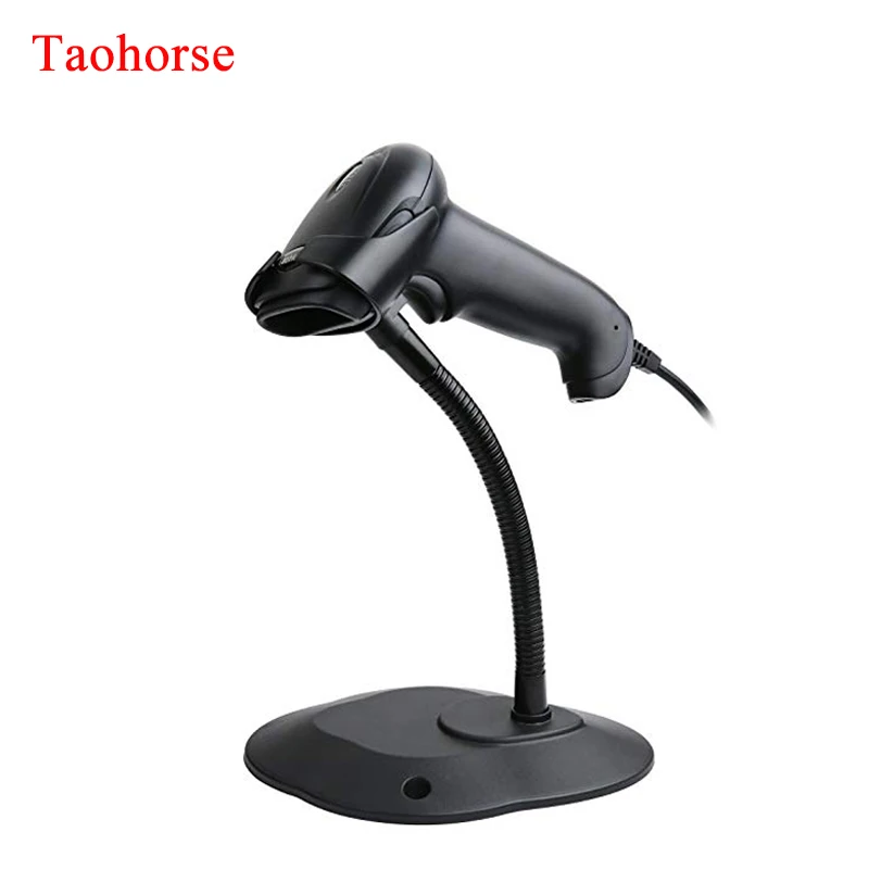 Automatic Barcode Scanner Handheld 1D Laser Wired Bar Code Reader with Hands Free Adjustable Stand Sensing and Scan | Компьютеры и