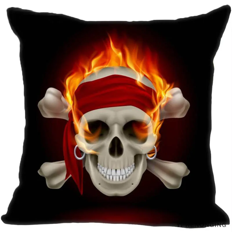 Square Pillowcase Заказная пламенная квадратная Наволочка на заказ Чехол для подушки на молнии 35X35,40x40,45x45 см(с одной стороны) 180522-02-0666 - Цвет: Square Pillowcase