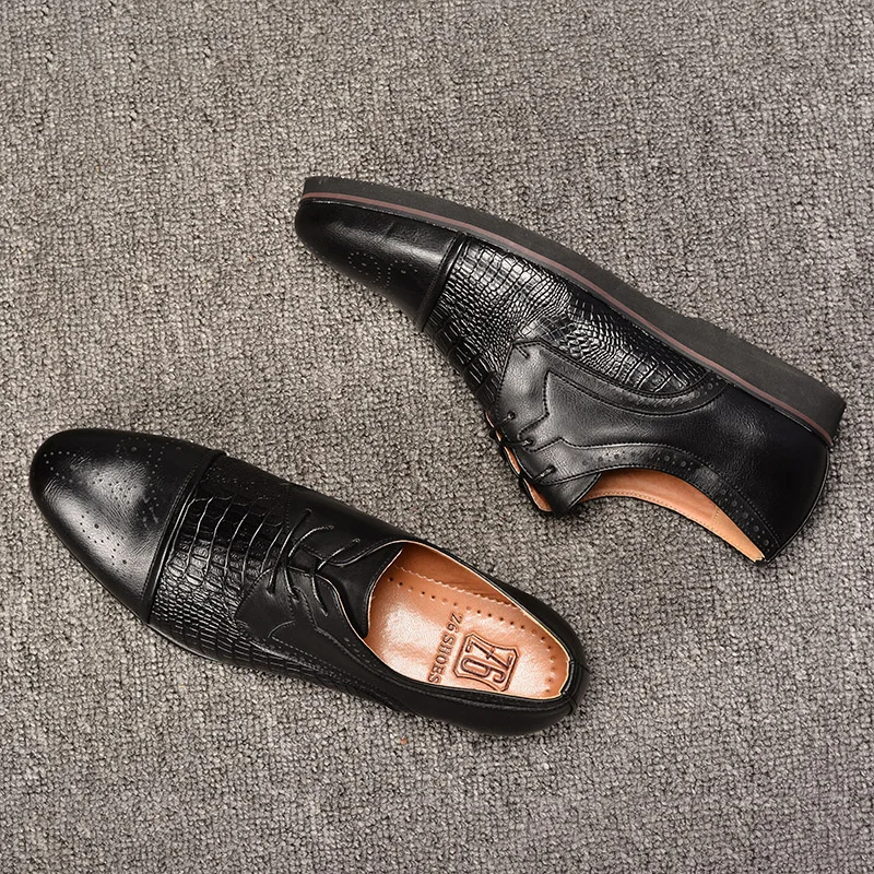 2017 Casual Men Shoes Brand Comfortable Fashion flat Black #W6652-1 | Обувь