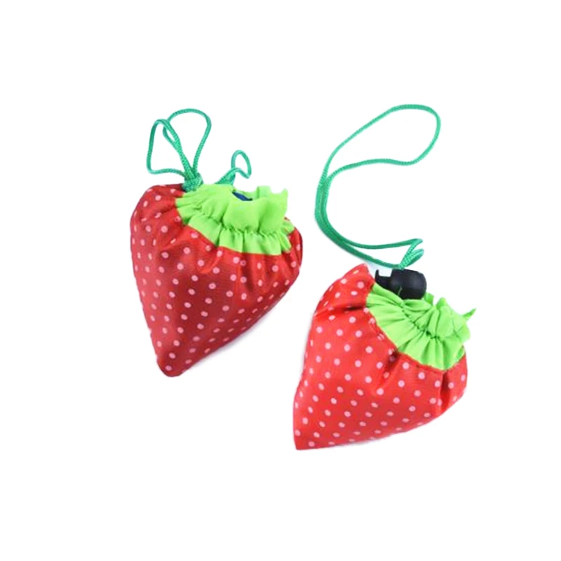 Red Strawberry Лидер продаж овощи фрукты Роза перерабатываемая Proable детская игрушка дорожная пляжная сумка для хранения покупок - Цвет: Red Strawberry