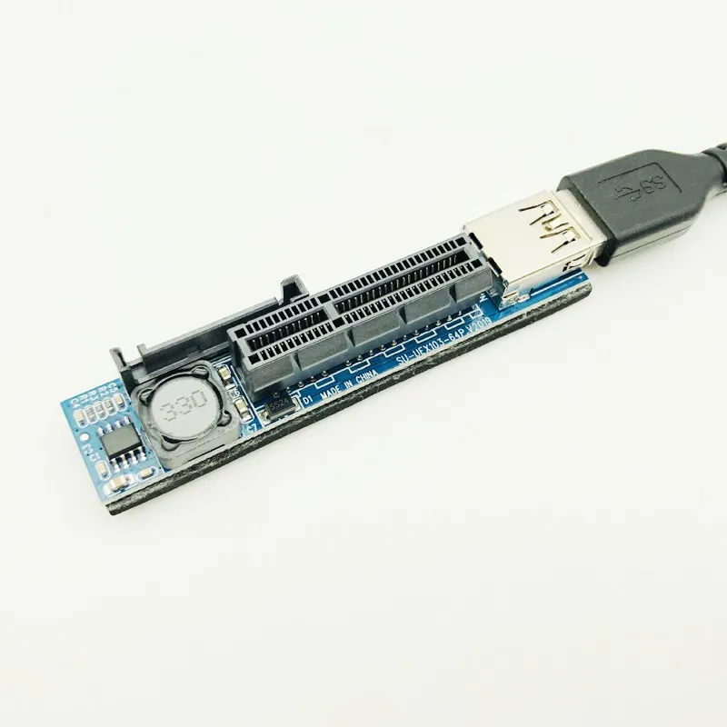 Добавить на карту PCI Express USB 3 0 адаптер Raiser удлинитель PCIE Riser карта E SATA X1 до X4