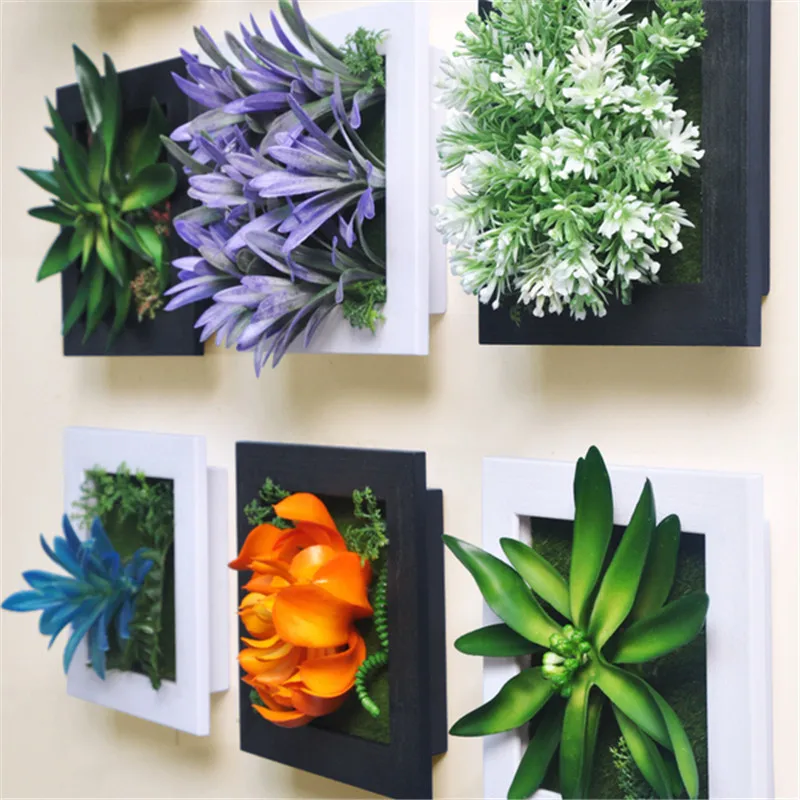 Пастырской украшения дома суккуленты трехмерные гобелены моделирования цветы и