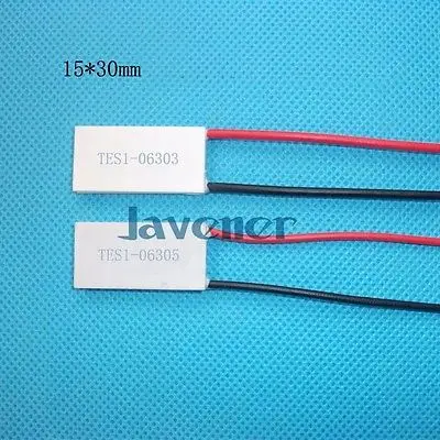 TES1-06303 15x30 мм радиатор Термоэлектрический охладитель Пельтье охлаждающая