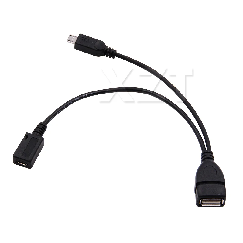 Новейший 1 в 2 OTG микро USB хост мощный Y образный разветвитель адаптер к Mirco 5