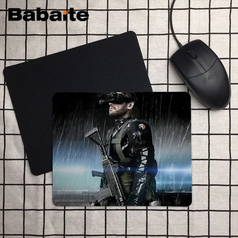 Babaite 2018 New Metal Gear Solid Large Mouse pad PC Computer mat Size for 180*220*2mm and 250*290*2mm Mousepad | Компьютеры и офис