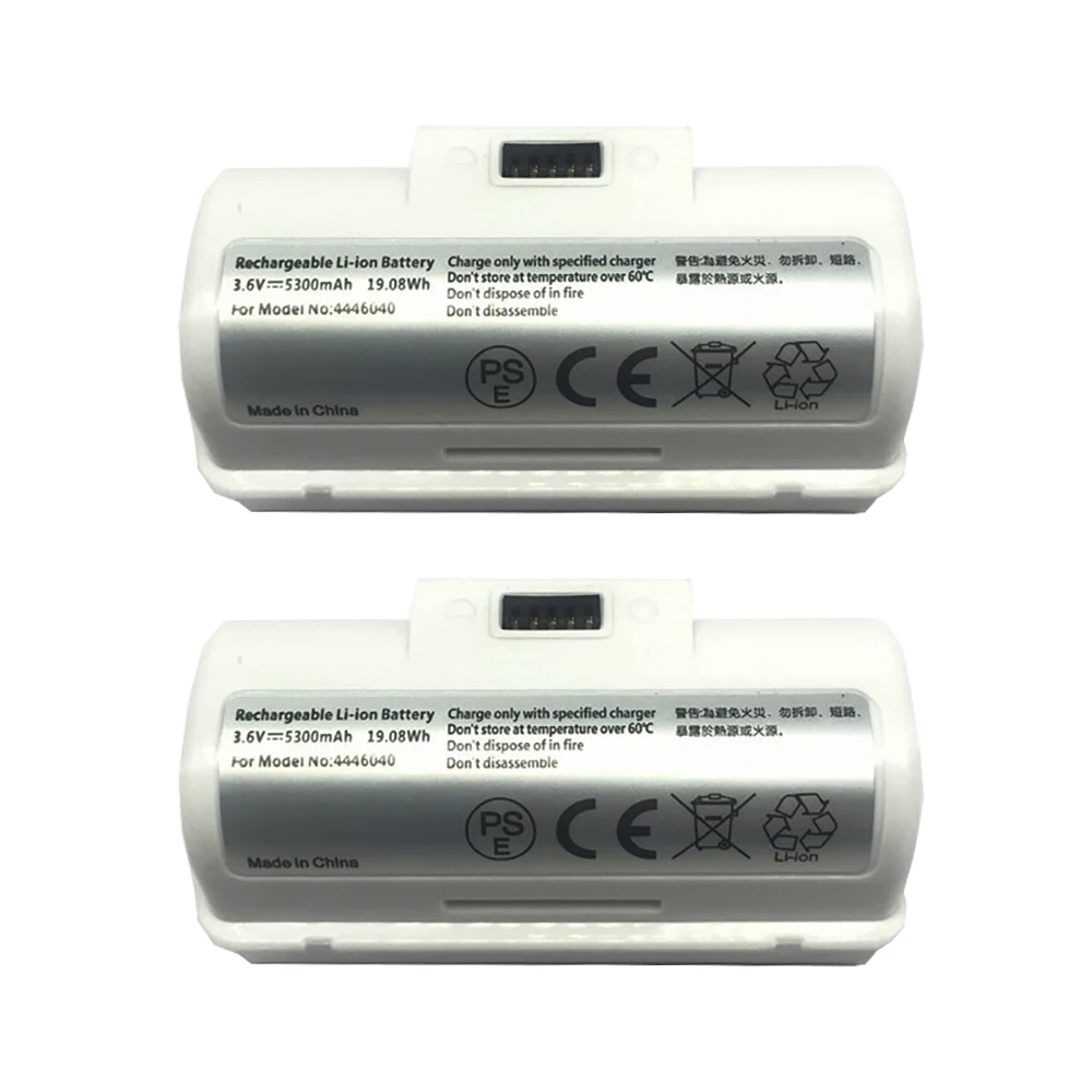 2 шт. сменные батарейки для iRobot Braava Jet 3 6 5300 в 4446040 мАч|battery for irobot|battery replacementbattery |