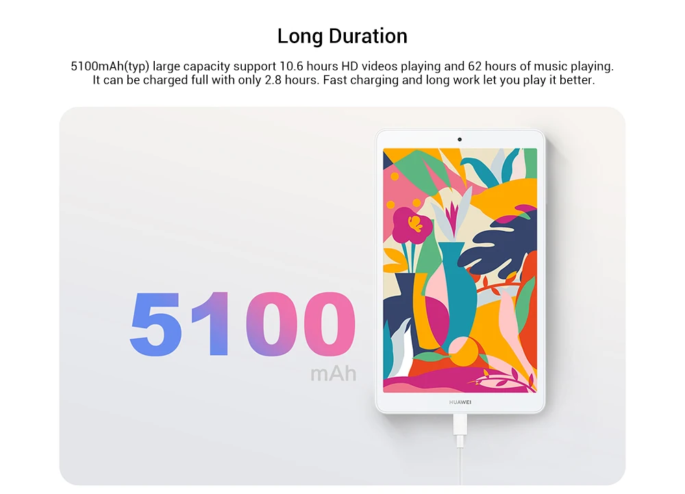 HUAWEI M5 Молодежный планшетный ПК 8,0 дюймов Android 9,0 Hisilicon Kirin 710 2,2 ГГц Восьмиядерный процессор 4 Гб ram 64 Гб rom AI голосовой помощник