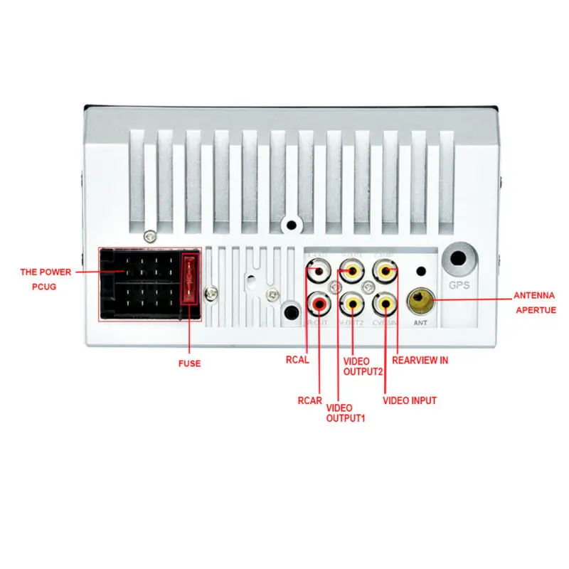 Автомобильный MP5 плеер 6 дюймов авто 7653TM Универсальный FM/USB/AUX Bluetooth для