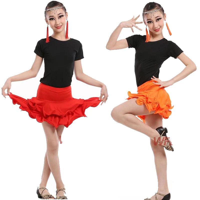 Детское платье для латиноамериканских танцев детские костюмы самбы девочек