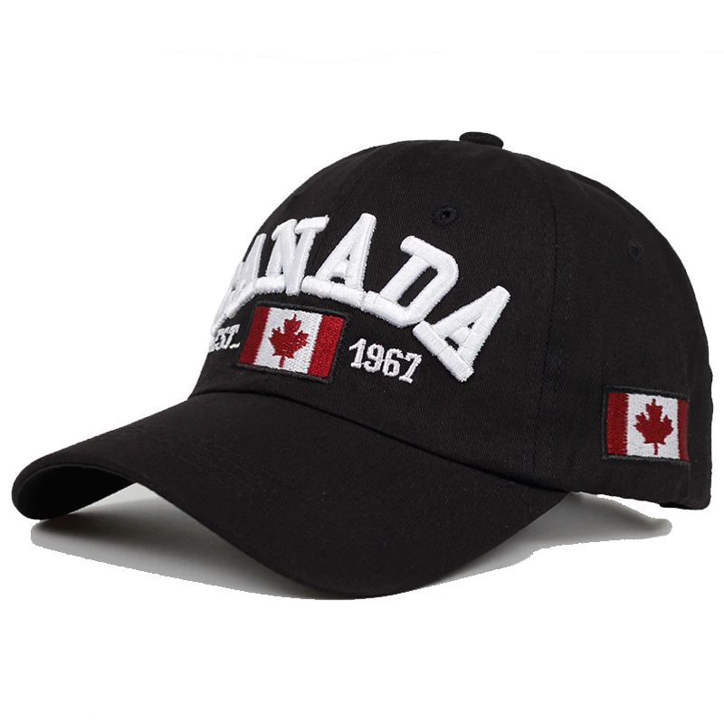Хлопок Gorras канадский бейсбольный Кепка Флаг Канады Кепка Snapback Регулируемая Мужская Бейсболка s бренд Snapback Кепка