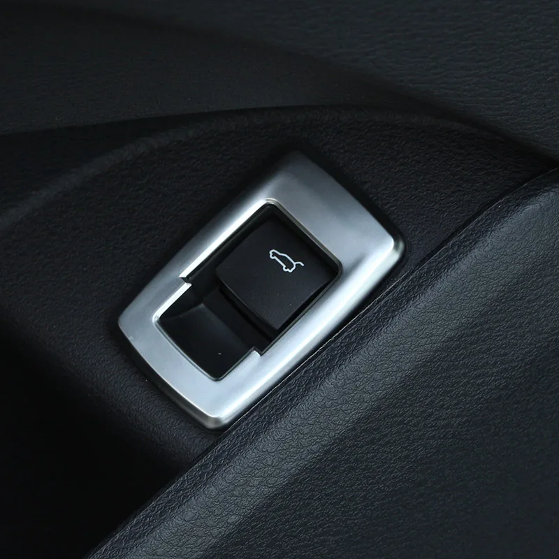 Для BMW X1 F48 2016-2019 для X2 F47 2018-2019 ABS матовая хромированная Внутренняя дверь Swtich рамка