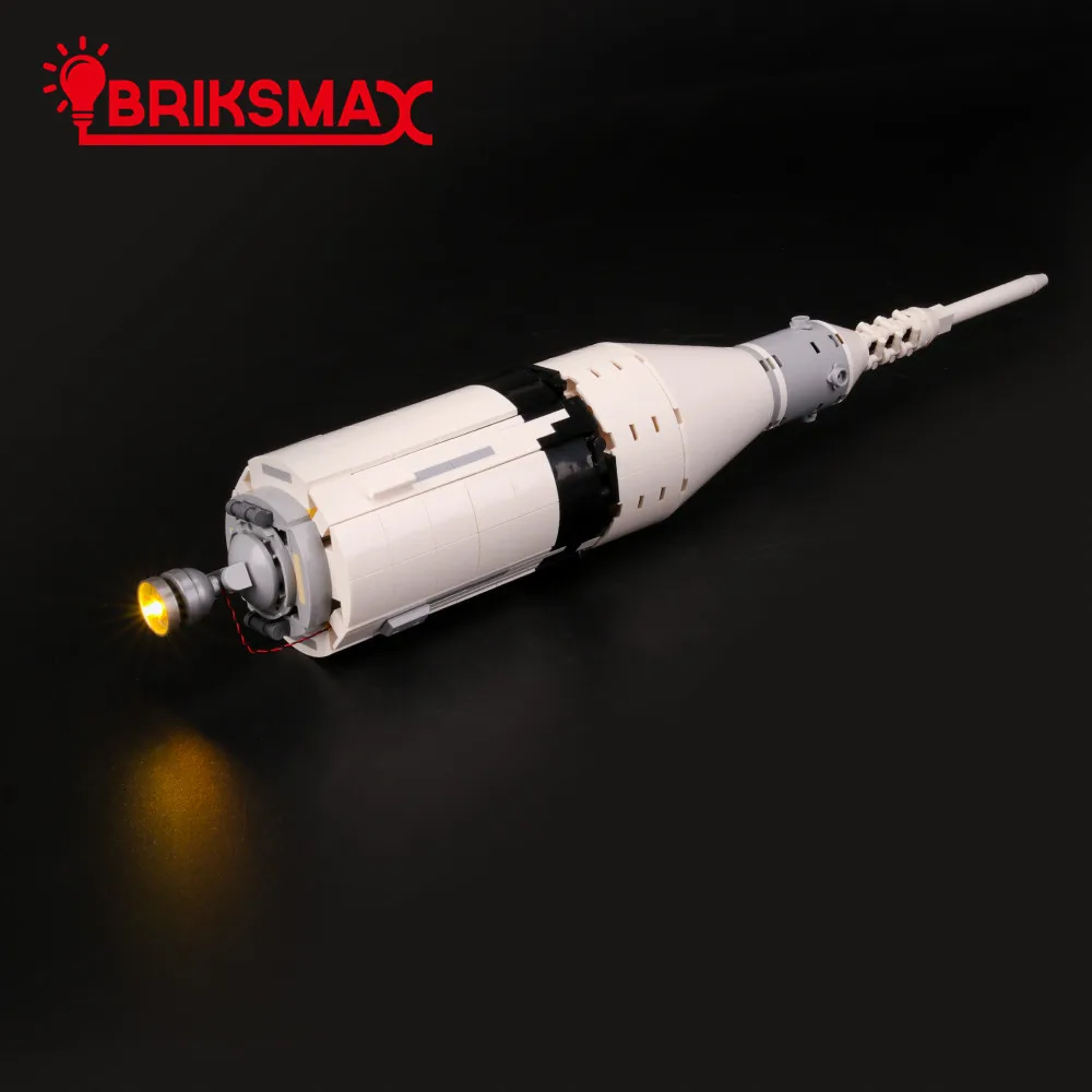 Комплект BriksMax со светодиодсветильник кой для идей Apollo Saturn V строительные блоки