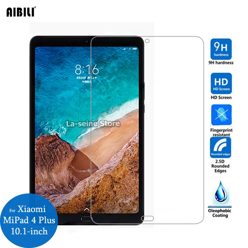 Закаленное Стекло Для Сяо mi Pad 4 плюс Экран протектор 9 H защитной пленкой на Pad4 Tablet