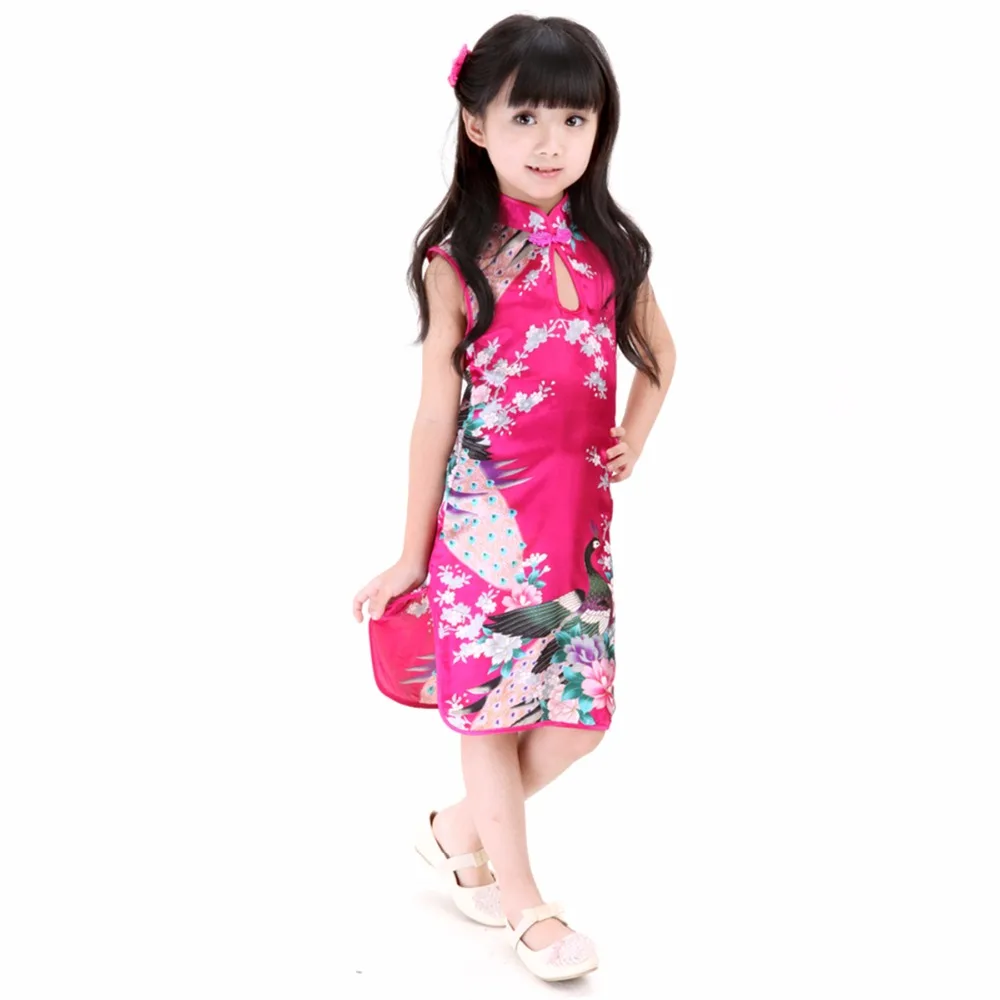 Детское платье для маленьких девочек От 2 до 8 лет принцессы свадьбы Китайское