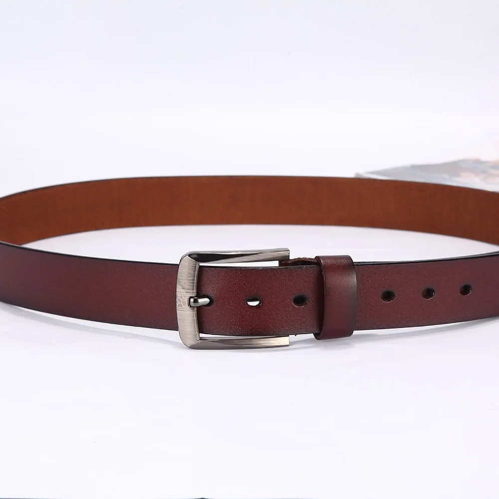 High Quality Men's Genuine Leather Belt Designer Belts Men Luxury Strap Male For Fashion Vintage Pin Buckle Jeans | Аксессуары для