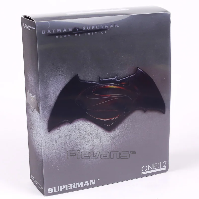MEZCO Бэтмен против Супермена на заре справедливости Супермен 1/12 Масштаб ПВХ фигурка Коллекционная модель игрушки(настоящая одежда) 17 см