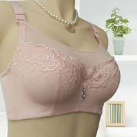 2019 new sexy fashion lace embroidery gather sexy lingerie bra small chest thick summer closing furu abcd cup