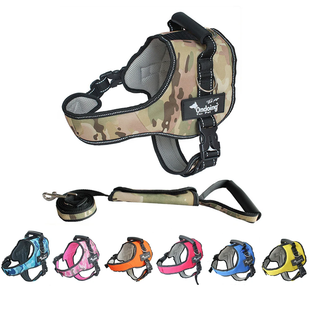 Светоотражающая собачья упряжь уличная безопасность Щенячий поводок набор