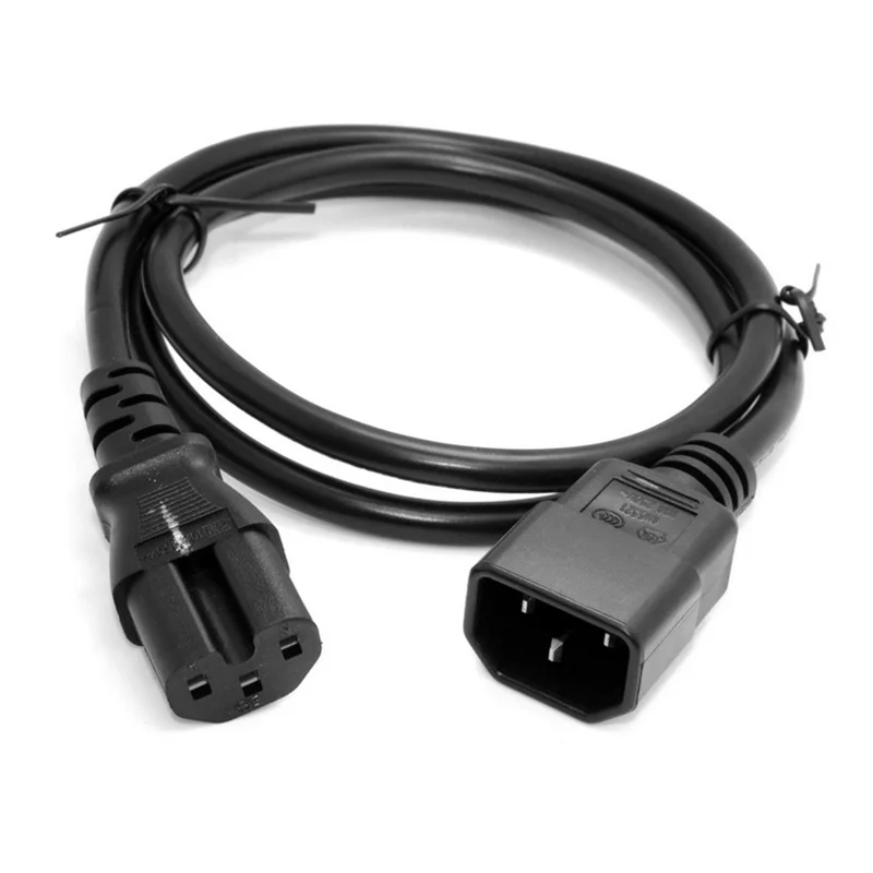 1 5 м футов IEC 320 C14 к C15 PDU UPS Удлинительный кабель шнура питания Папа-мама 10 шт./лот |