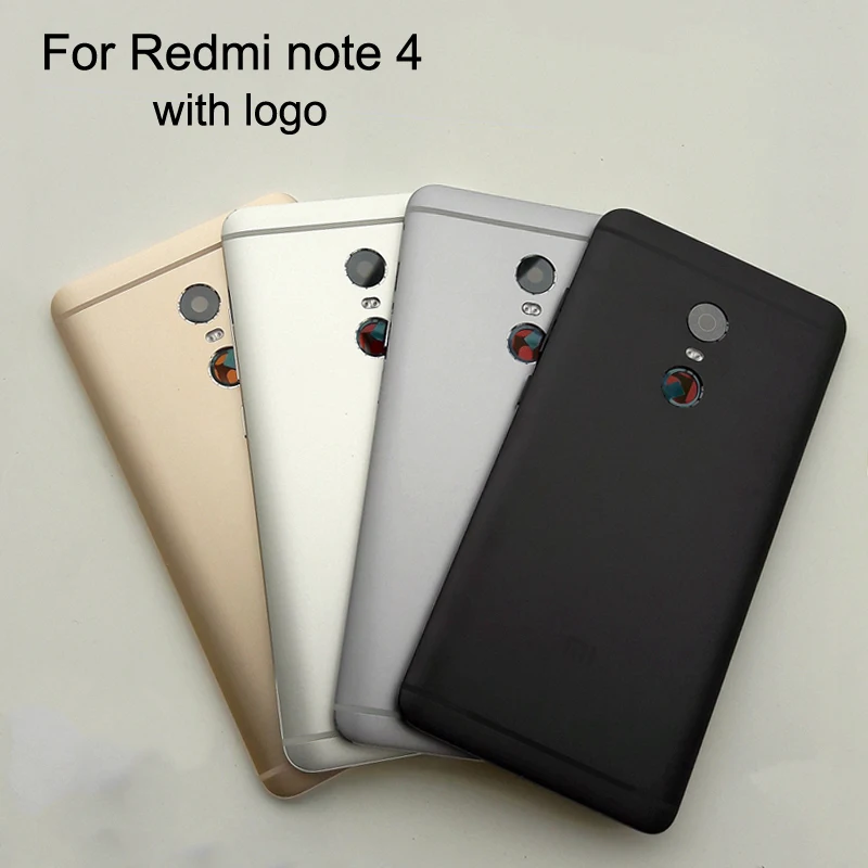 Запасные части для Xiaomi red mi Redmi Note 4 note4 задняя крышка батарейного отсека + боковые