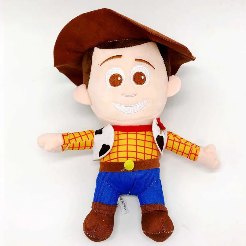 20cm Woody 14-20 см История игрушек 4 плюшевые игрушки кукла форки Вуди Базз Лайтер плюшевые деревянные игрушки история кулон мягкие игрушки для детей - Цвет: 20cm Woody