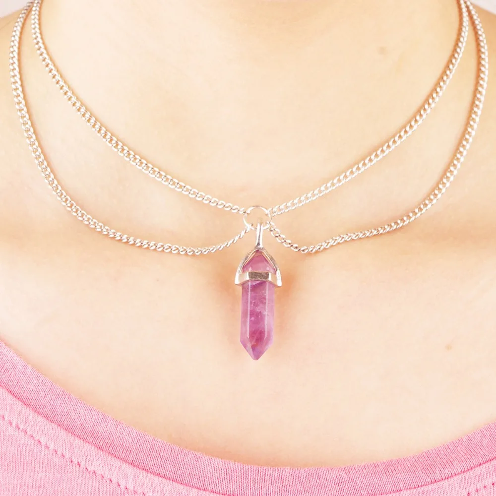 Женское Ожерелье чокер винтажное ювелирное изделие Двойная Цепочка Колье 2017